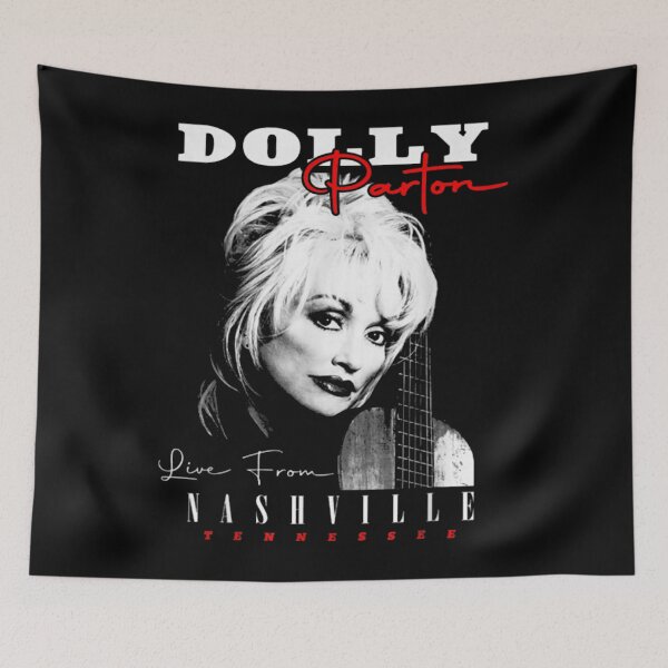Item preview, Dolly Parton Live from Nashville Tennessee Photo Portrait designed and sold by HitohitoMani.