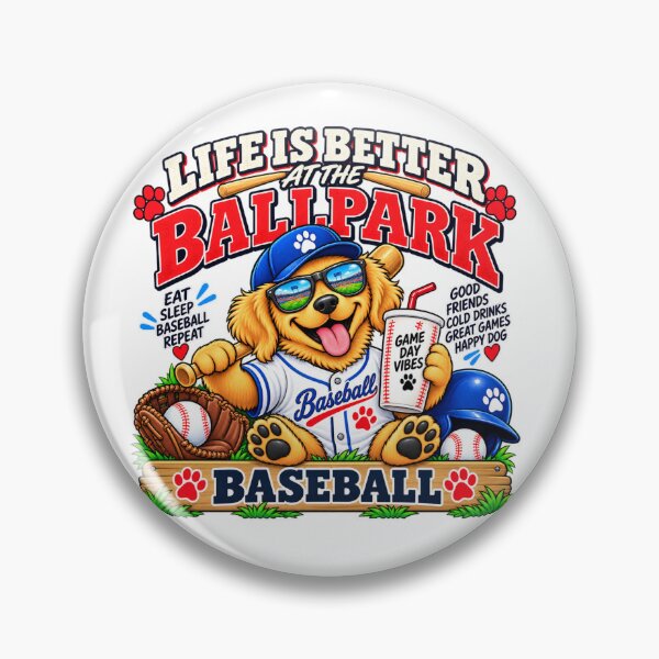 Item preview, Life Is Better at the Ballpark designed and sold by Myra365Art.
