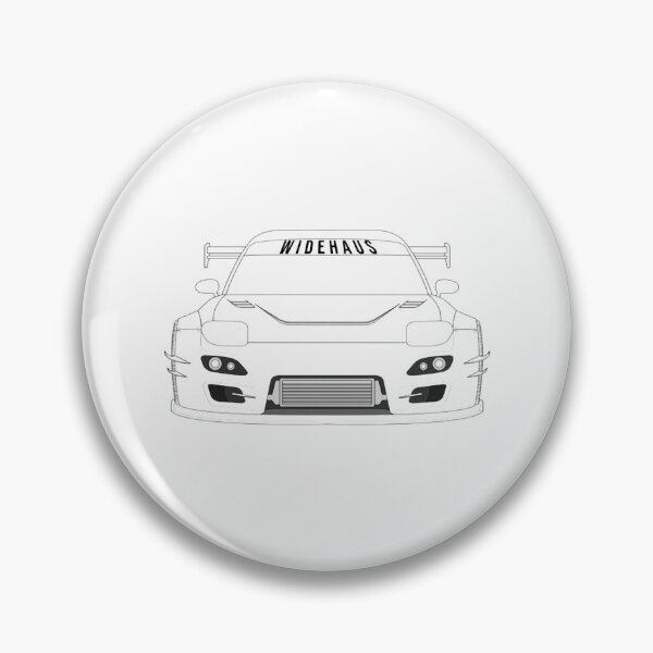 Item preview, WideHaus RX7 Shadowline Minimalist Rotary Sports Car Graphic designed and sold by Widehaus.