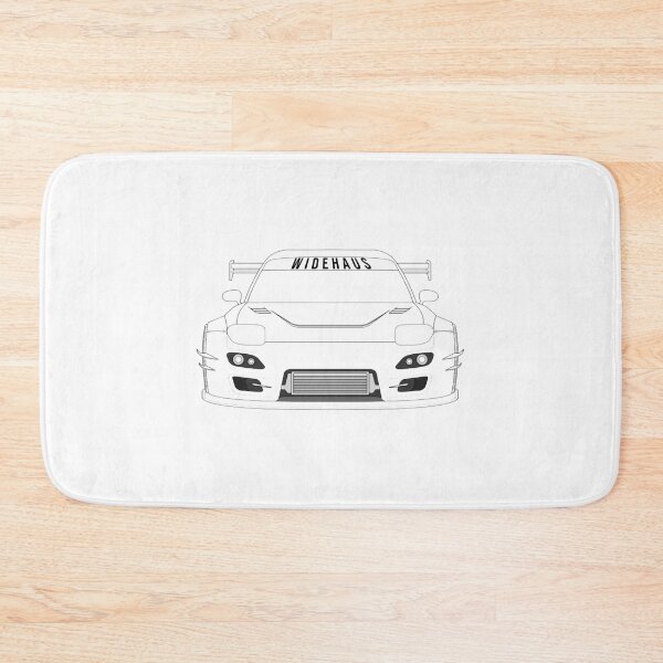 Item preview, WideHaus RX7 Shadowline Minimalist Rotary Sports Car Graphic designed and sold by Widehaus.