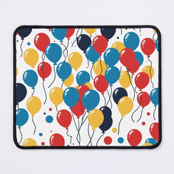 Item preview, Birthday Balloons and Confetti Icon Ukiyo-e Woodblock Style – Birthday gift idea designed and sold by michallechowicz.