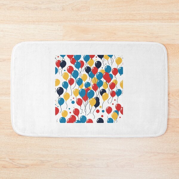 Item preview, Birthday Balloons and Confetti Icon Ukiyo-e Woodblock Style – Birthday gift idea designed and sold by michallechowicz.