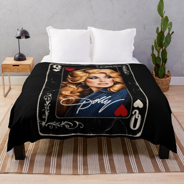 Item preview, Dolly Parton Queen Of Hearts Playing Card designed and sold by HitohitoMani.