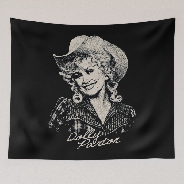 Item preview, Dolly Parton Western Portrait designed and sold by HitohitoMani.