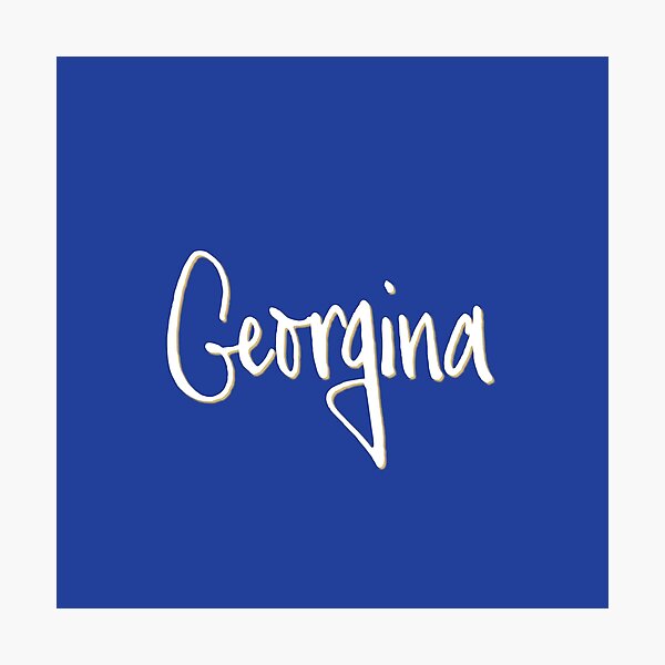 Item preview, GEORGINA personalized type design designed and sold by CharlottePlaceArt.