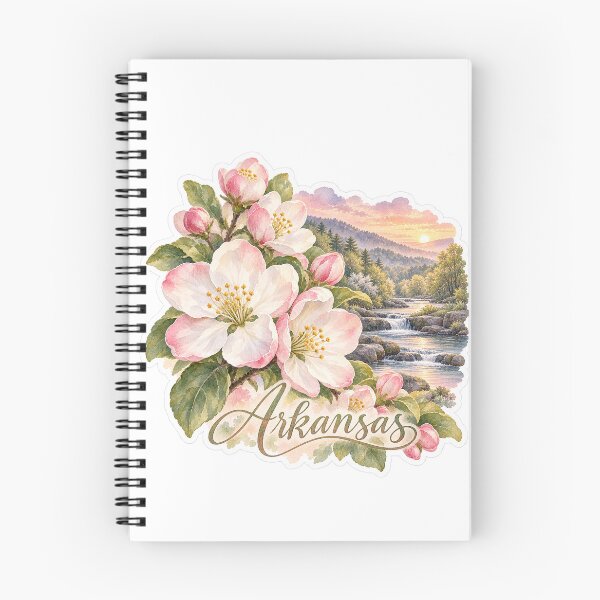 Item preview, Arkansas Apple Blossom Ozark River designed and sold by Whimspired By Paxx.