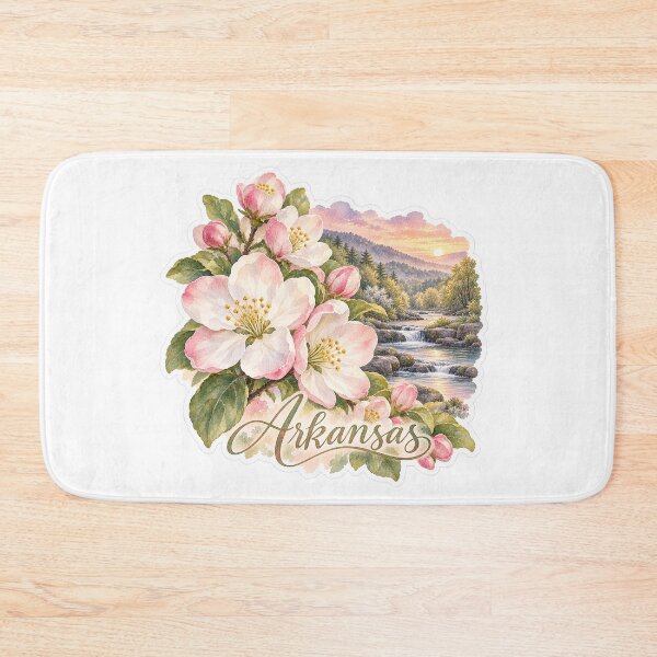 Item preview, Arkansas Apple Blossom Ozark River designed and sold by Whimspired By Paxx.