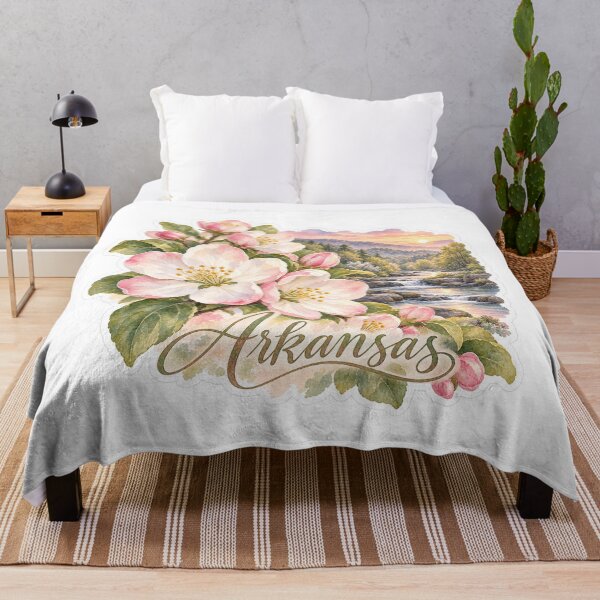 Item preview, Arkansas Apple Blossom Ozark River designed and sold by Whimspired By Paxx.