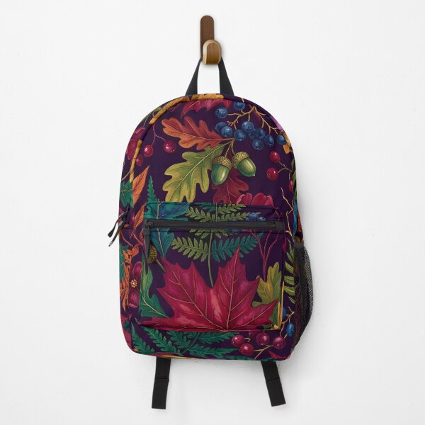 Item preview, Dark Woodland Autumn Botanical Pattern designed and sold by Ivy-Triggs.