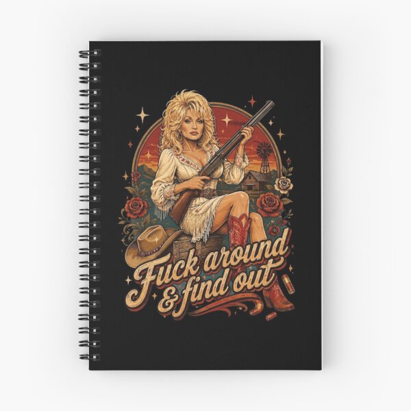 Item preview, Dolly-Parton-F-ck Around And Cowgirl Vintage designed and sold by HitohitoMani.