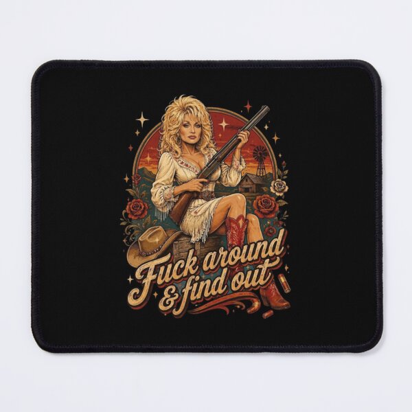Item preview, Dolly-Parton-F-ck Around And Cowgirl Vintage designed and sold by HitohitoMani.