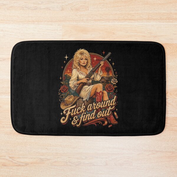 Item preview, Dolly-Parton-F-ck Around And Cowgirl Vintage designed and sold by HitohitoMani.