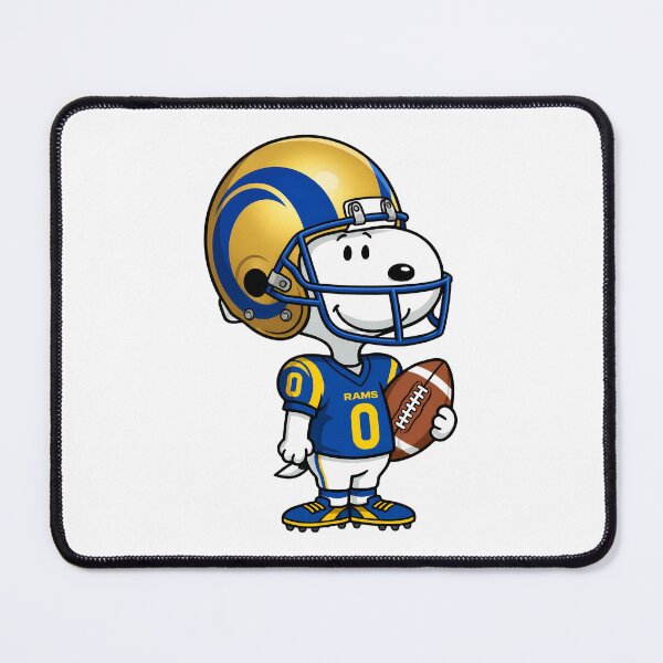 Item preview, Snoopy Los Angeles Rams Football Retro F057 designed and sold by GLUVY-THEME.