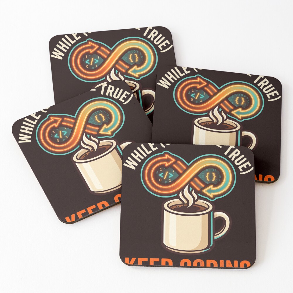 Item preview, Coasters (Set of 4) designed and sold by TechNexusPrints.
