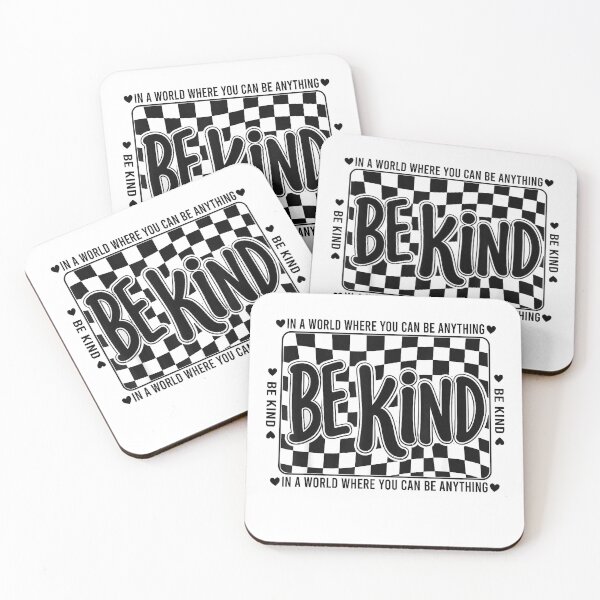 Item preview, Be Kind Checkered Retro Teacher Positive Affirmation T-Shirt designed and sold by fine line.