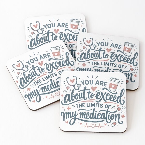 Item preview, Funny Medication, Sarcastic Mental Health Humor Quote, Prescription Medicine Joke, Dark Humor Gift for Adults designed and sold by Quiajia.