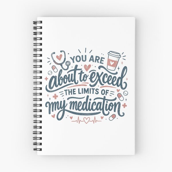 Item preview, Funny Medication, Sarcastic Mental Health Humor Quote, Prescription Medicine Joke, Dark Humor Gift for Adults designed and sold by Quiajia.
