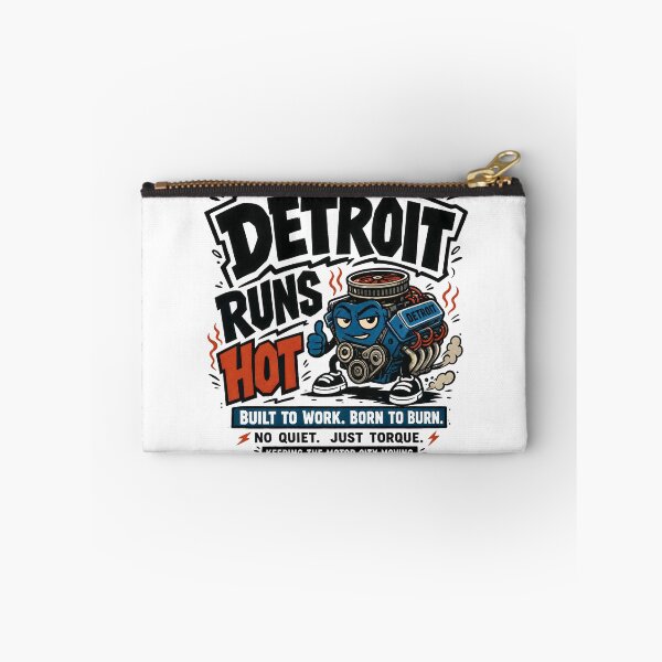 Item preview, Detroit Runs Hot Motor City Engine Design designed and sold by castillomiami.