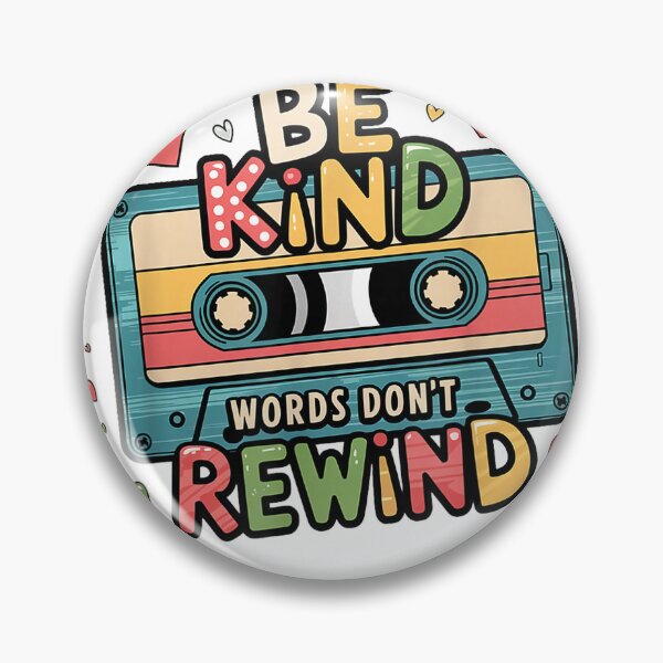 Item preview, Be Kind Words Don't Rewind Vintage Music Lovers 90's 80's T-Shirt designed and sold by Alan Cruz.
