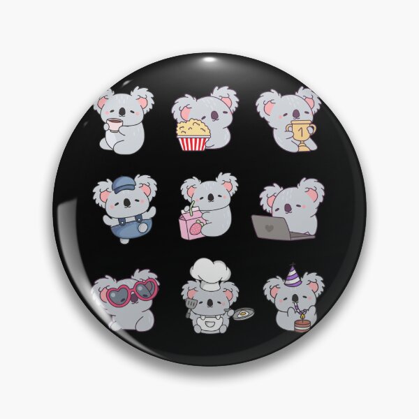 Item preview, cute koala variety designed and sold by HoneyBlizz.