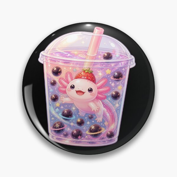 Item preview, Kawaii Axolotl Bubble Tea designed and sold by HoneyBlizz.