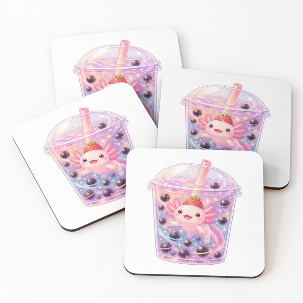 Item preview, Kawaii Axolotl Bubble Tea designed and sold by HoneyBlizz.