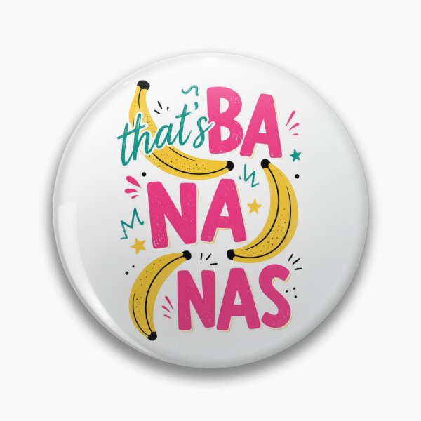 Item preview, That’s Bananas, Funny Retro Banana Pun Summer Fruit, Cute Vintage Tropical Food Graphic, Summer Gift for Banana Lovers designed and sold by Quiajia.