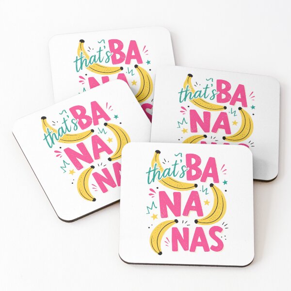 Item preview, That’s Bananas, Funny Retro Banana Pun Summer Fruit, Cute Vintage Tropical Food Graphic, Summer Gift for Banana Lovers designed and sold by Quiajia.