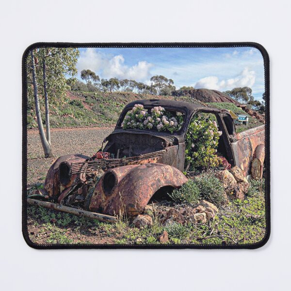 Item preview, Wrecked Old Vintage Car. Western Australian Goldfields. WallsOfFame designed and sold by WallsOfFameAust.