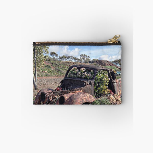 Item preview, Wrecked Old Vintage Car. Western Australian Goldfields. WallsOfFame designed and sold by WallsOfFameAust.