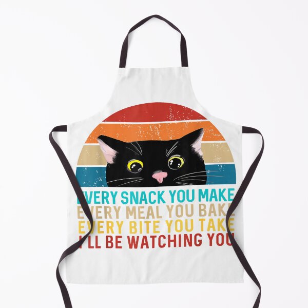 Item preview, Black Cat Every Snack You Make Retro Cat T-Shirt designed and sold by viinnzArt.