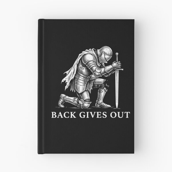 Item preview, When The Back Gives Out - Funny Kneeling Knight Artwork designed and sold by artworkathome.