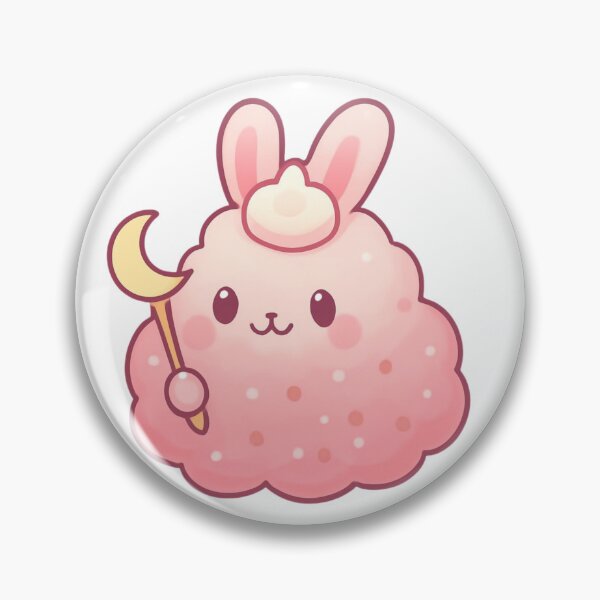 Item preview, cute bunny pink cloud designed and sold by HoneyBlizz.