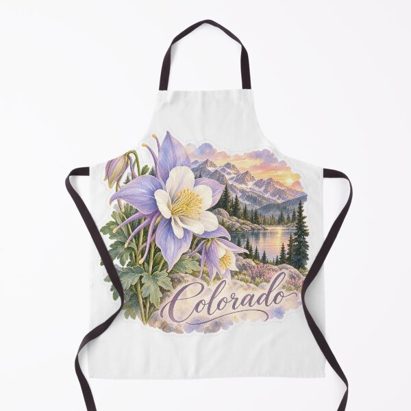 Item preview, Colorado Columbines Alpine Lake designed and sold by Whimspired By Paxx.