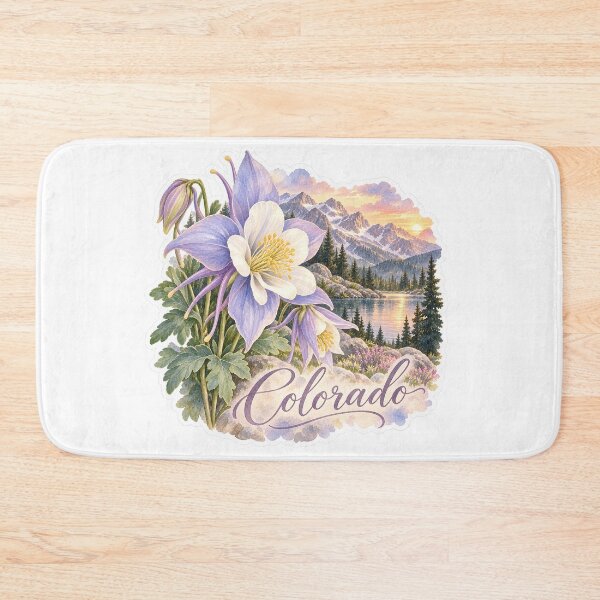 Item preview, Colorado Columbines Alpine Lake designed and sold by Whimspired By Paxx.