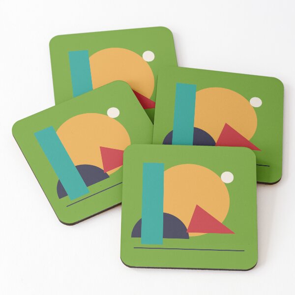 Item preview, Bauhaus Blocks — Retro Geometric Shapes designed and sold by husain05.