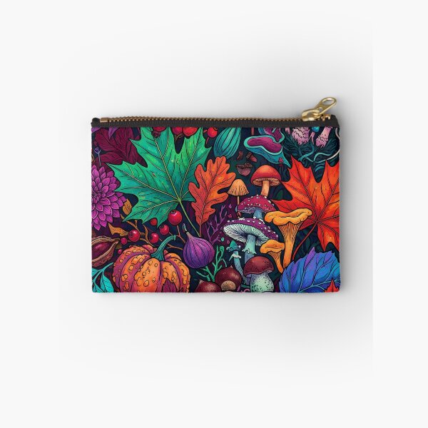 Item preview, Vibrant Autumn Botanical Mushroom Pattern  designed and sold by Ivy-Triggs.