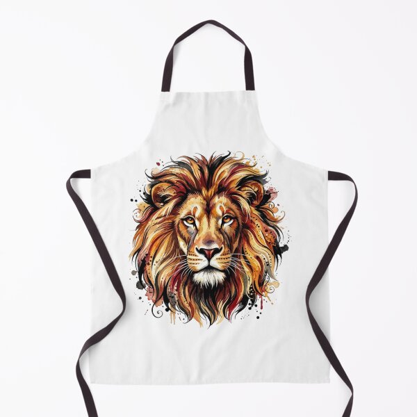 Item preview, Watercolor Lion Head designed and sold by Marcu Ioachim.