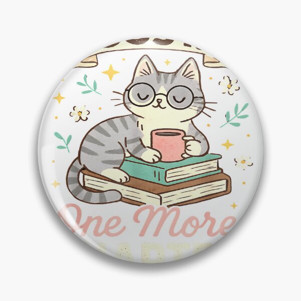 Item preview, Book Lover Cute Cat Coffee Just 1 More Chapter Cozy Reading T-Shirt designed and sold by Cute-Pretty.
