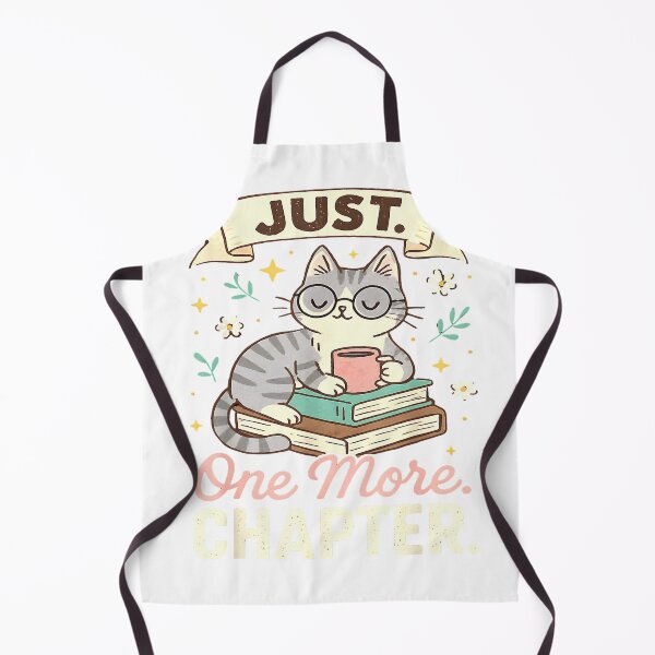 Item preview, Book Lover Cute Cat Coffee Just 1 More Chapter Cozy Reading T-Shirt designed and sold by Cute-Pretty.