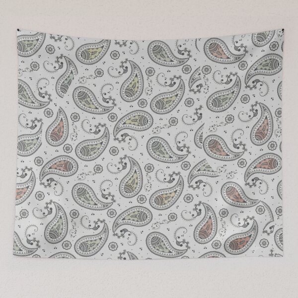 Item preview, Ornate Henna Paisley Pattern designed and sold by ShivCraftStudio.