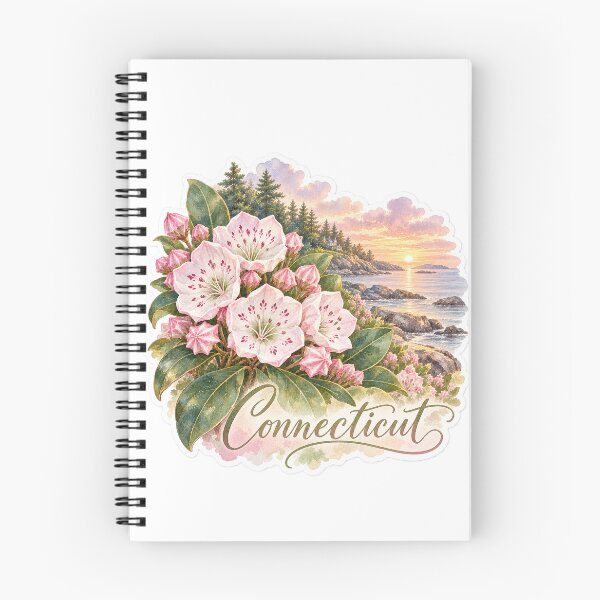 Item preview, Connecticut Mountain Laurel Coastal designed and sold by Whimspired By Paxx.
