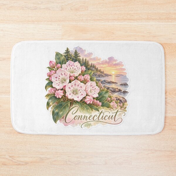 Item preview, Connecticut Mountain Laurel Coastal designed and sold by Whimspired By Paxx.