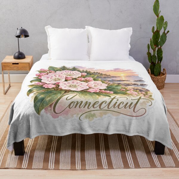 Item preview, Connecticut Mountain Laurel Coastal designed and sold by Whimspired By Paxx.