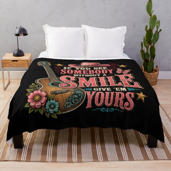 Item preview, If You See Somebody Without A Smile Give ’Em Yours Quote designed and sold by GuadaPeran.