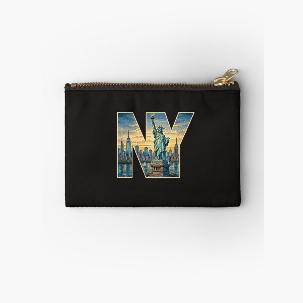 Item preview, New York City NY Skyline Statue Of Liberty Sunset Silhouette Graphic designed and sold by DYALEEZ-XCR.