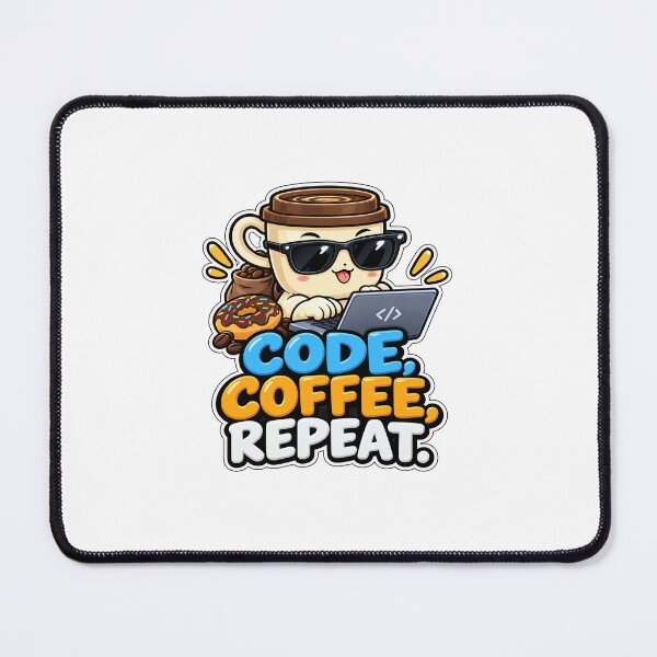 Item preview, Code Coffee Repeat  designed and sold by Sari Ramayani.
