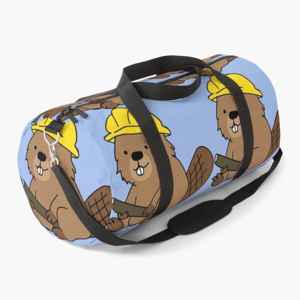 Item preview, construction worker beaver kawaii designed and sold by fluffyfamcraft.