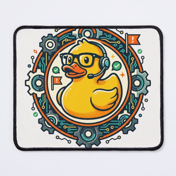 Item preview, Senior Debugging Advisor Rubber Duck Developer Humor designed and sold by TechNexusPrints.