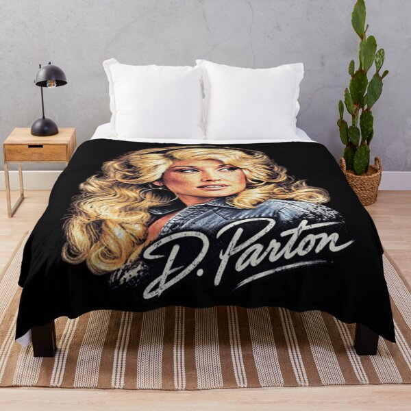 Item preview, Vintage Dolly Parton Denim Portrait designed and sold by GuadaPeran.